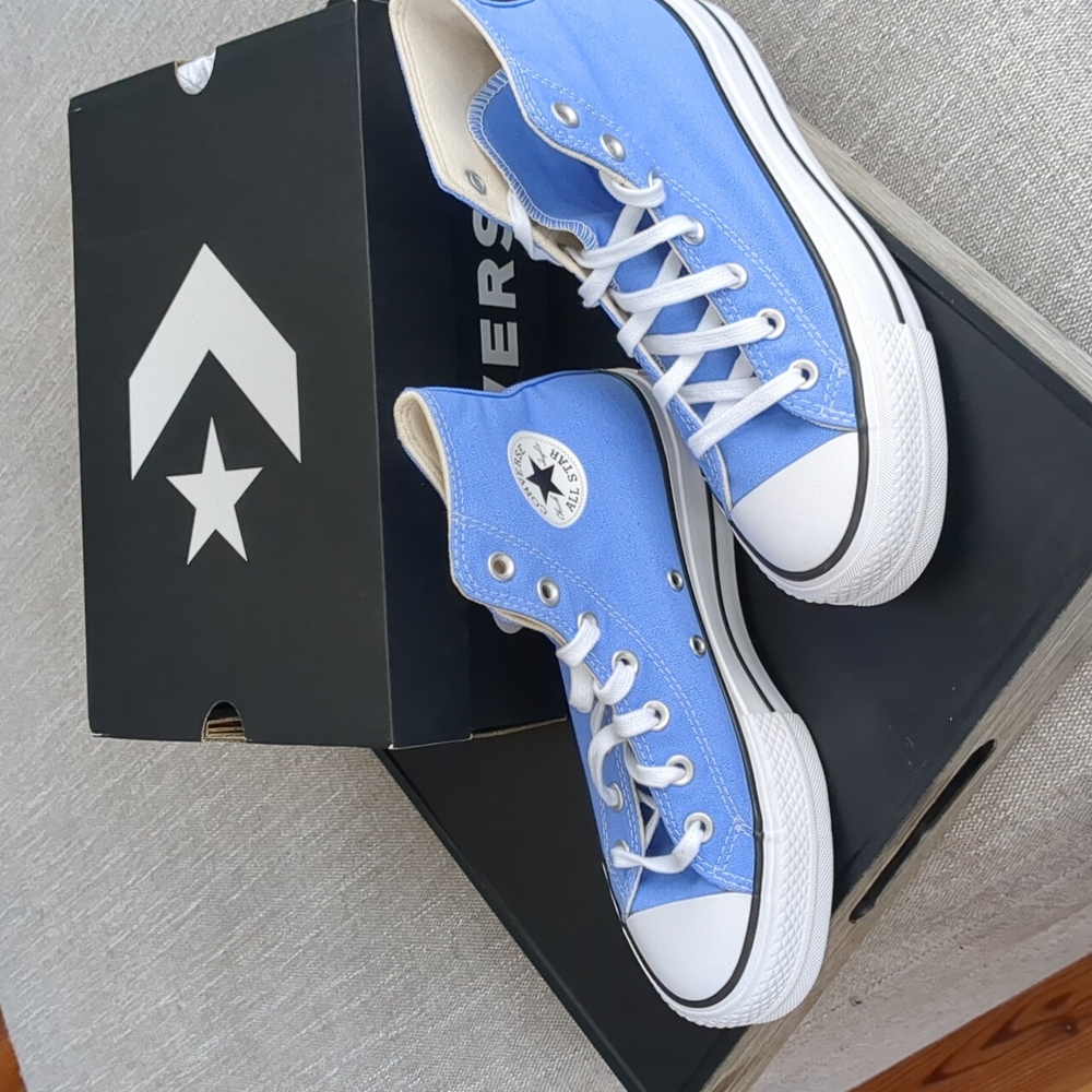 Converse Royal Pulse Blue All Star Lift High-Top Size 6 US
